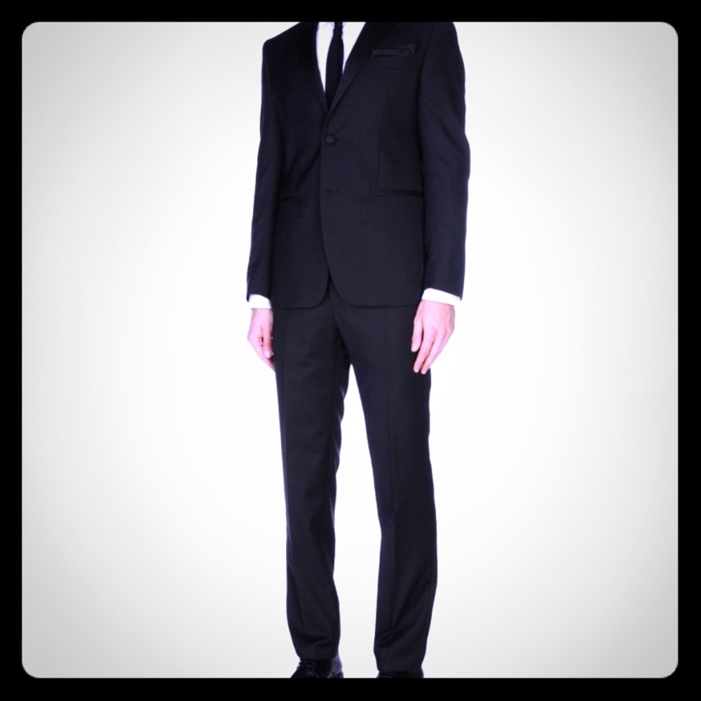 NWT Pair John Henry Black Formal Suit Size 44R - Picture 1 of 8